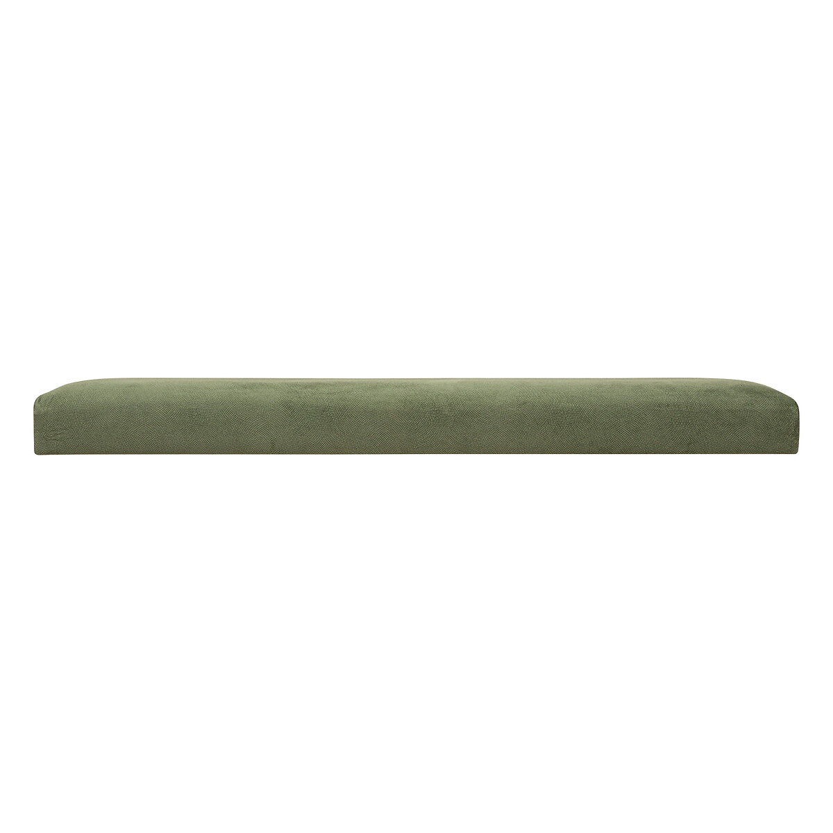 Pouf pieghevole doppio "Lilou" Velluto, 76x38 cm Verde cachi