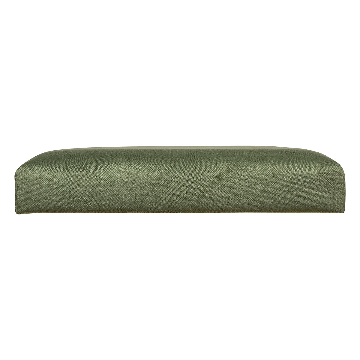 Pouf pieghevole doppio "Lilou" Velluto, 76x38 cm Verde cachi
