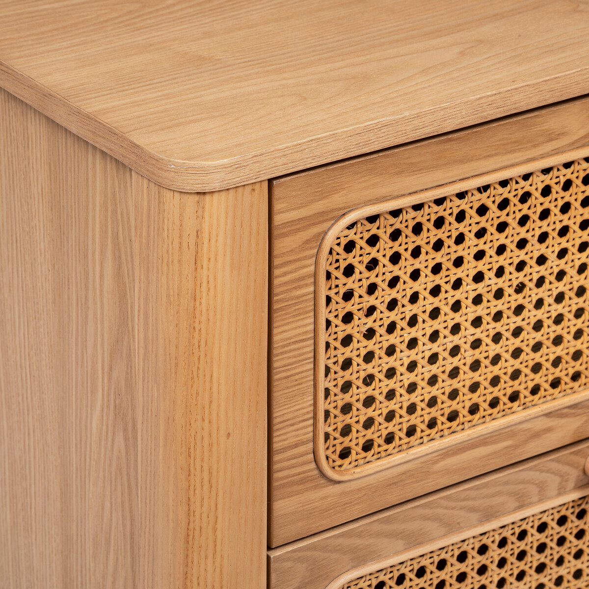 Chiffonier "Tiria" H.103 cm, 4 cassetti Legno naturale