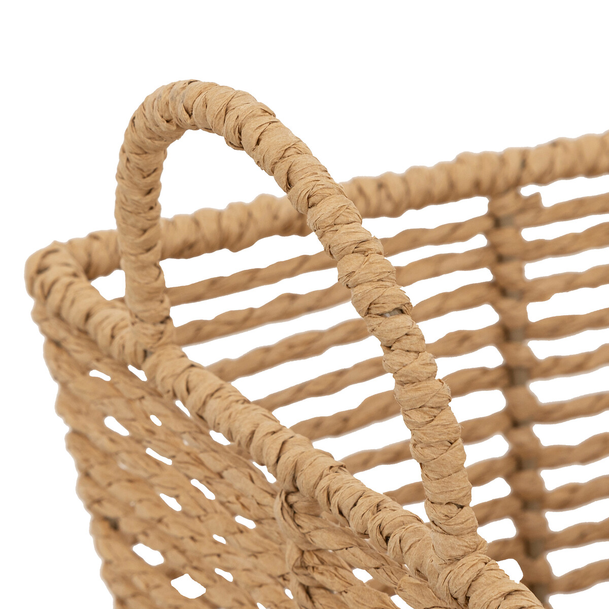 Set di 2 casse "Eugène" L.30/35 cm Beige
