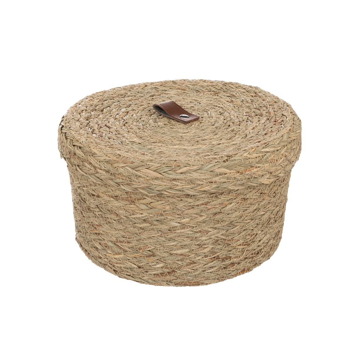 Set di 2 scatole "Arianna" D.28 cm Beige