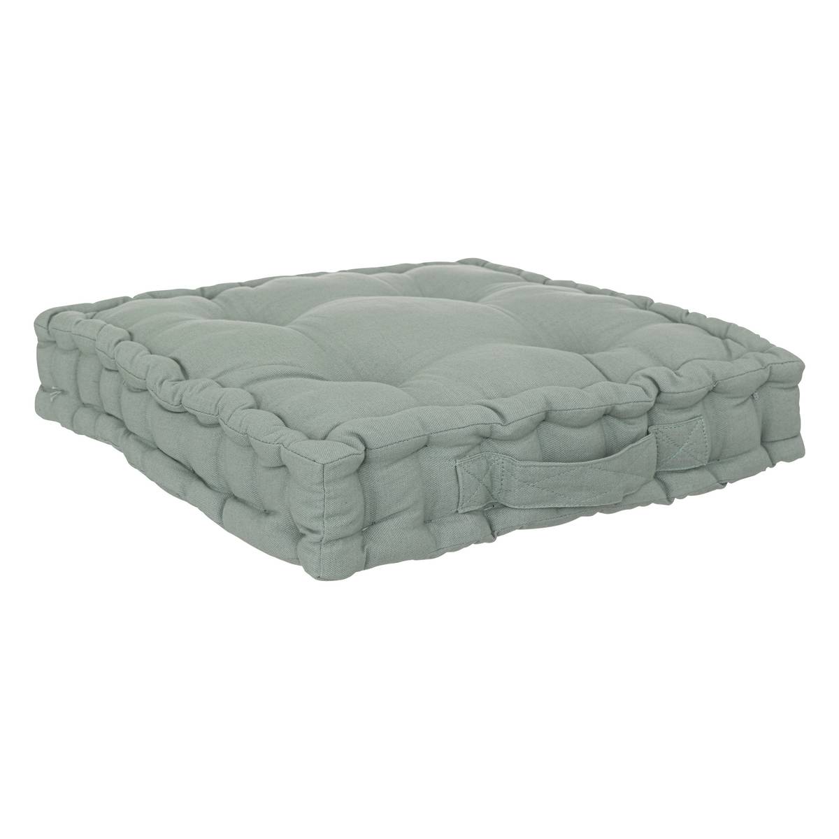 Cuscino da pavimento "Anjali" verde celadon, 40x40 cm Verde celeste