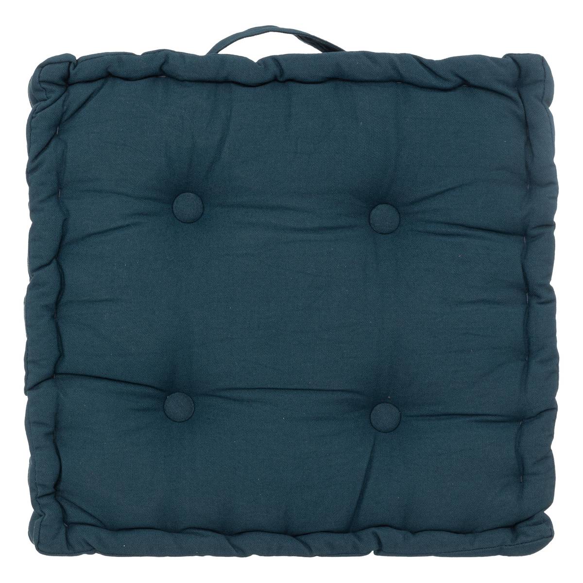 Cuscino da pavimento "Anjali" Blu, 40x40 cm Blu Egeo