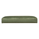 Pouf pieghevole doppio "Lilou" Velluto, 76x38 cm Verde cachi