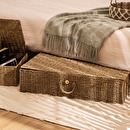 Set di 2 cesti XL "Cora" Beige, L.60/80 cm Beige