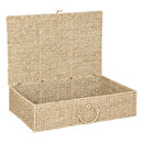 Set di 2 cesti XL "Cora" Beige, L.60/80 cm Beige