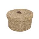 Set di 2 scatole "Arianna" D.28 cm Beige