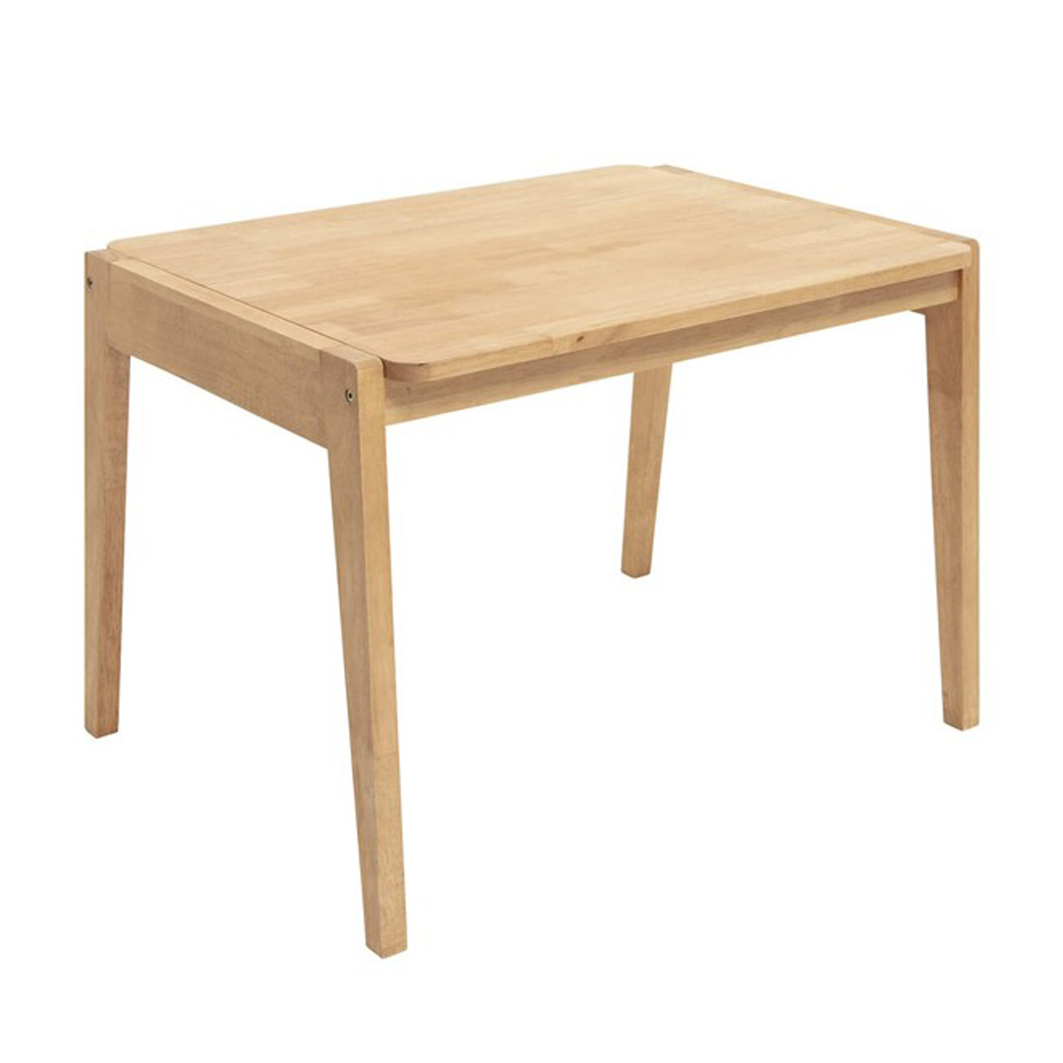 Set tavolo + sedia bambini "Robin" 1 tavolo e 1 sedia, Albero della gomma Legno naturale