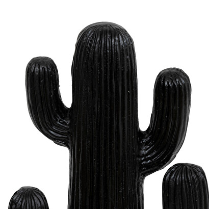 Cactus decorativo 'rodrigo' nero, h.38 cm