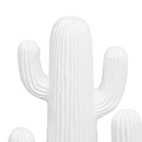 Cactus decorativo 'Rodrigo' Bianco, H.38 cm Bianco