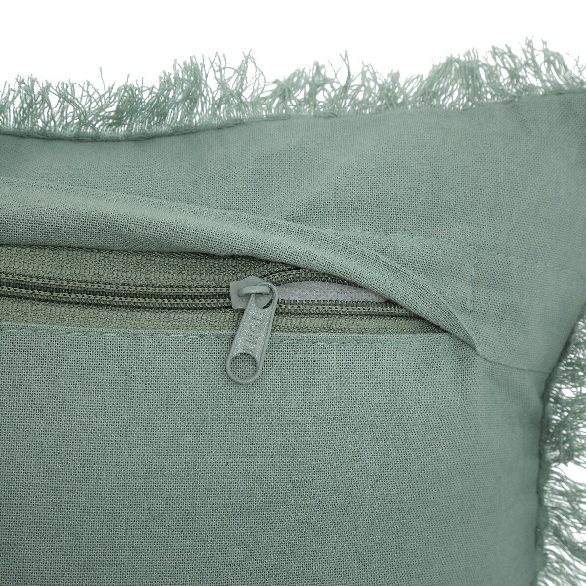 Cuscino a nido d'ape "Widdy" Verde Celadon, 30x50 cm Verde celeste