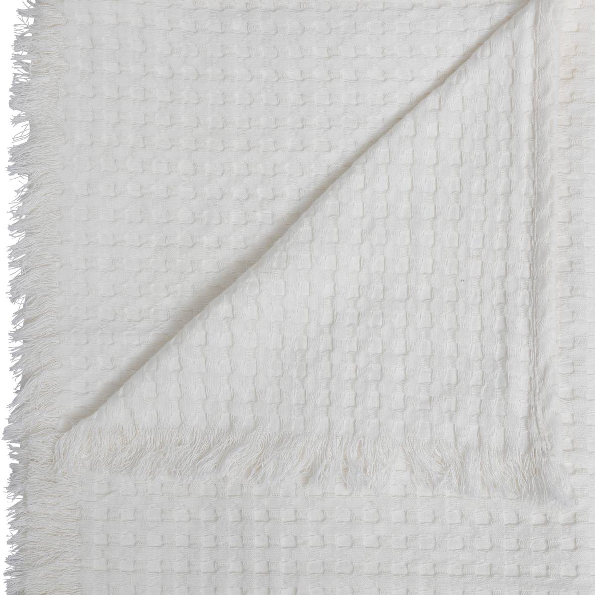 Coperta da letto "Widdy", cotone Bianco, 130x180 cm Bianco