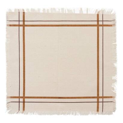 Set di 2 tovaglioli "ray" beige, 40x40 cm