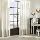 Tenda "Widdy" Bianco avorio, 130x260 cm Bianco avorio