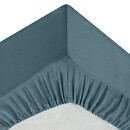 Lenzuolo con angoli, cotone Blu tempesta, 50x70 cm Blu tempesta