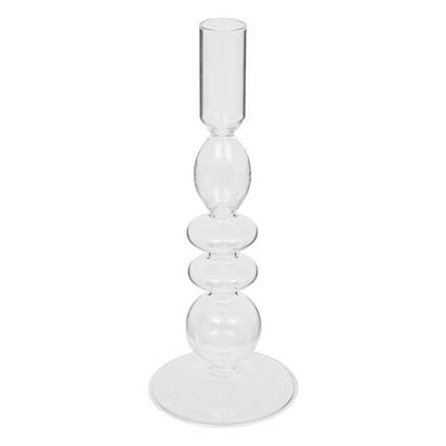 Lampadario, vetro trasparente, h.22 cm
