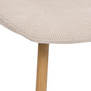 Sedia "Roka" Velluto beige Beige