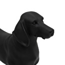 Statuetta "Cane", Resina Nero, 40x25 cm Nero