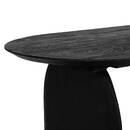 Tavolino "Isana" Acacia, Nero, 120x60 cm Nero