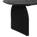 Tavolino "Isana" Acacia, Nero, 120x60 cm Nero