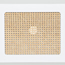 Mobile TV "Cabras" Legno bianco, Rattan, 140x50 cm Bianco