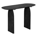 Consolle "Isana" Legno di mango, Nero, L.110 cm Nero