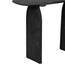 Consolle "Isana" Legno di mango, Nero, L.110 cm Nero