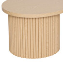 Set di 2 tavolini "Soleya" L.95/99,5 cm Beige