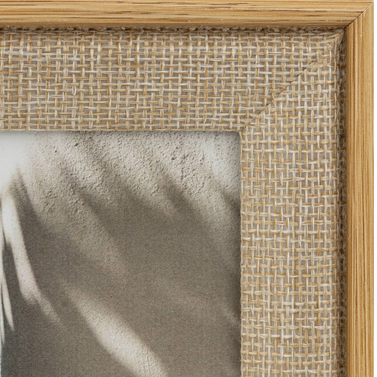 Cornice per foto "Zera" Tessuto beige, 13x18 cm Beige lino