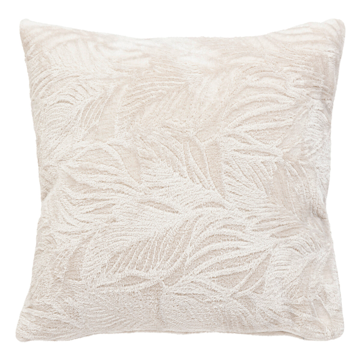 Cuscino in flanella "Ryo" Lino Beige, 40x40 cm Beige lino