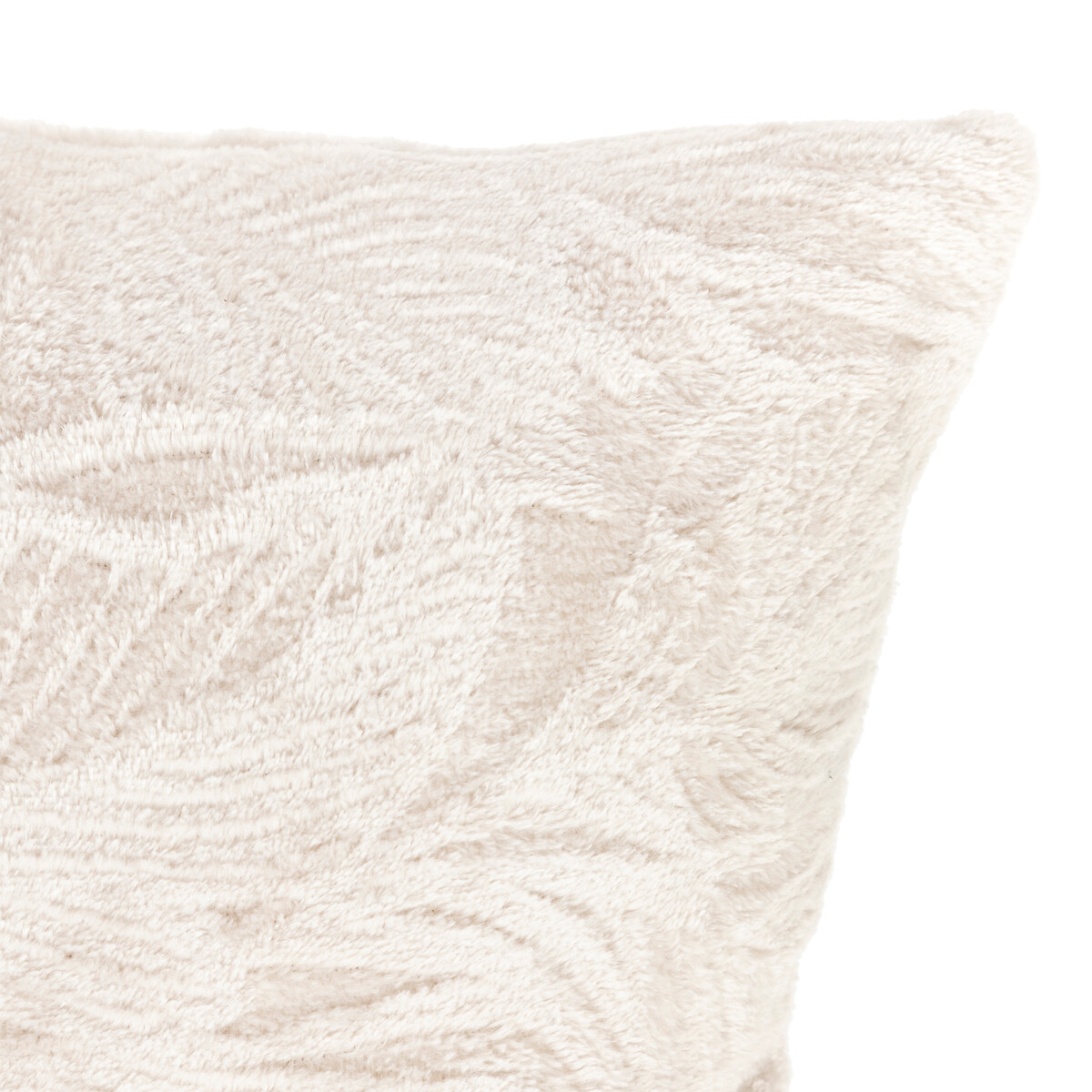 Cuscino in flanella "Ryo" Lino Beige, 40x40 cm Beige lino