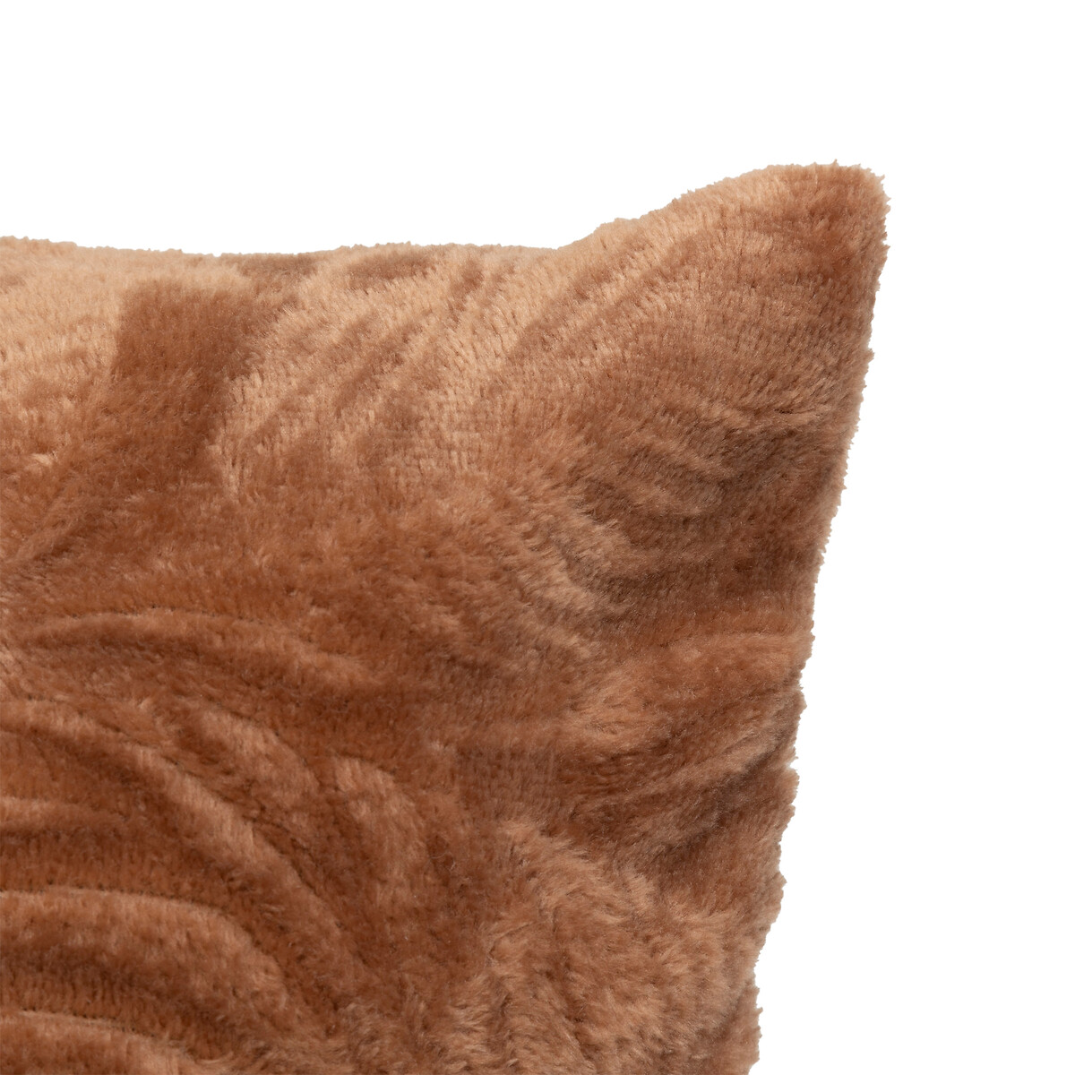 Cuscino in flanella "Ryo" Rosa Terracotta, 40x40 cm Rosa terracotta