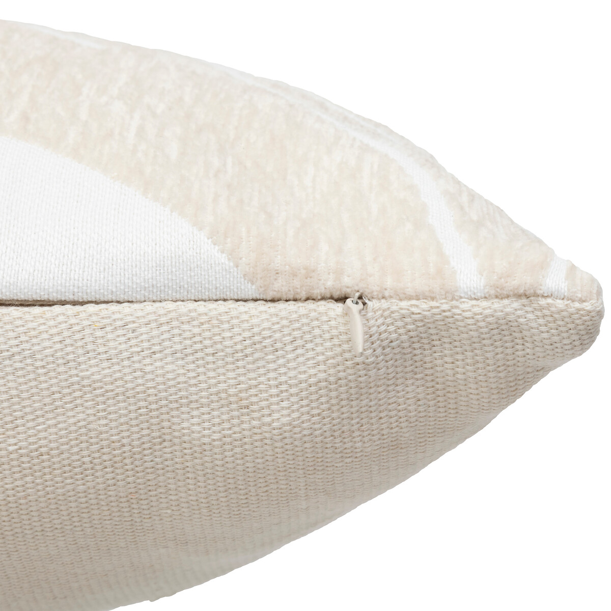 Cuscino jacquard 'Madini' Lino beige, 30x50 cm Beige lino