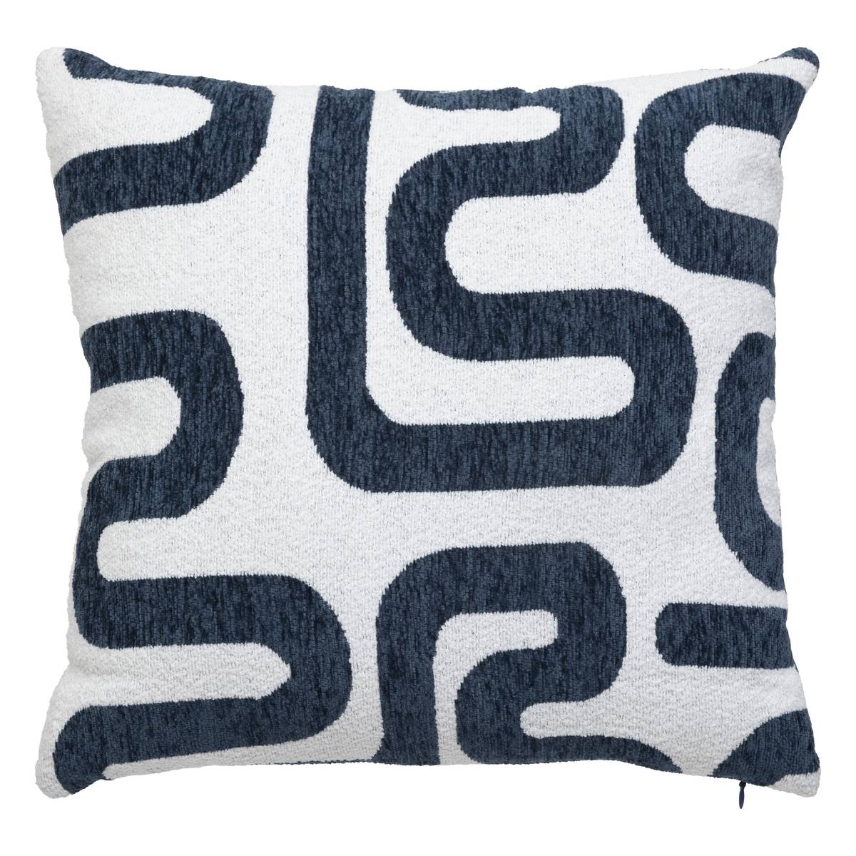 Cuscino jacquard "Safina" Blu Egeo, 40x40 cm Blu Egeo