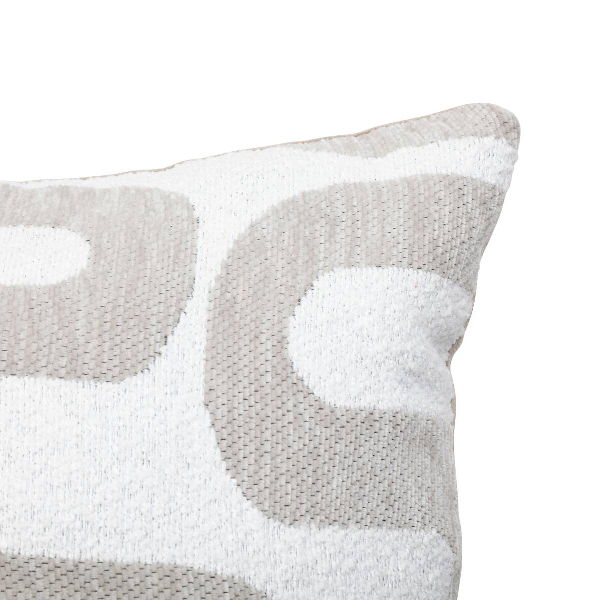 Cuscino jacquard "Safina" Lino Beige, 40x40 cm Beige lino