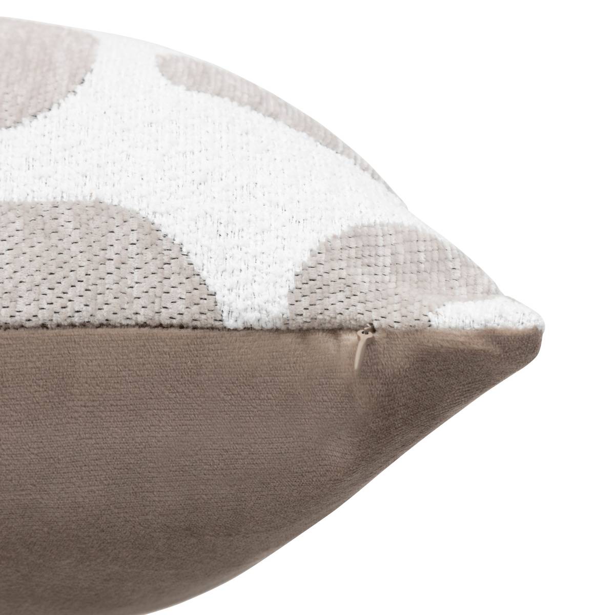 Cuscino jacquard "Safina" Lino Beige, 40x40 cm Beige lino
