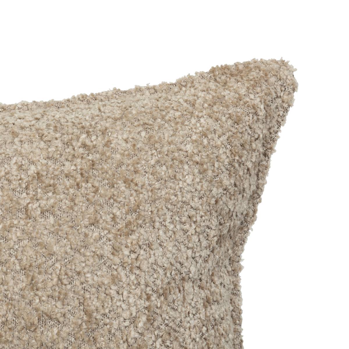 Cuscino bouclé "Soana" Lino beige, 30x50 cm Beige lino