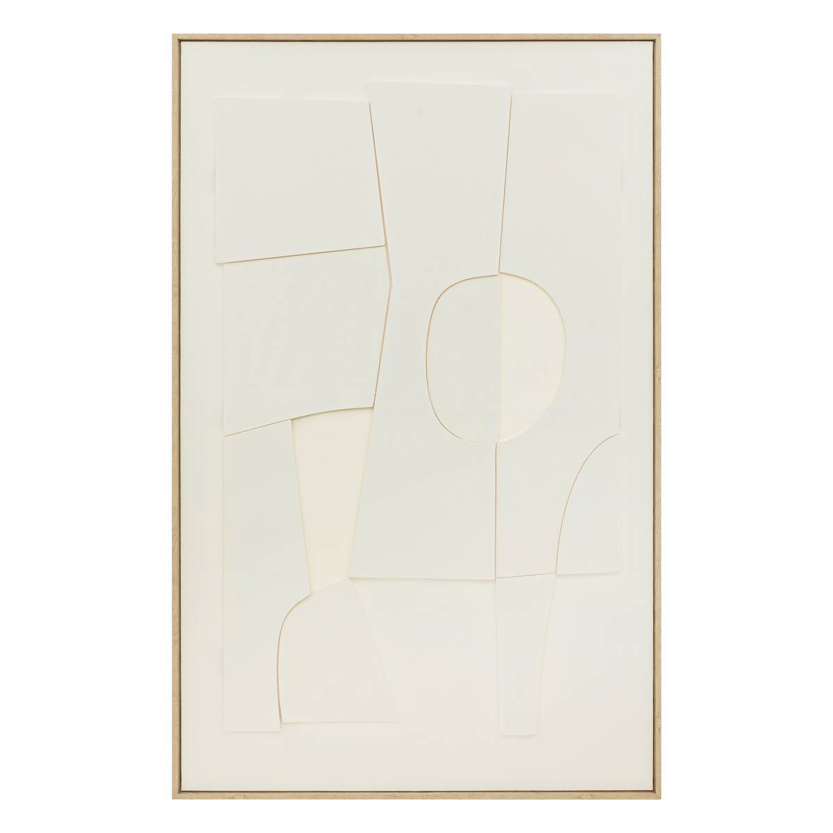 Decorazione da parete 3D "Yelena" Bianco, 116x75 cm Bianco