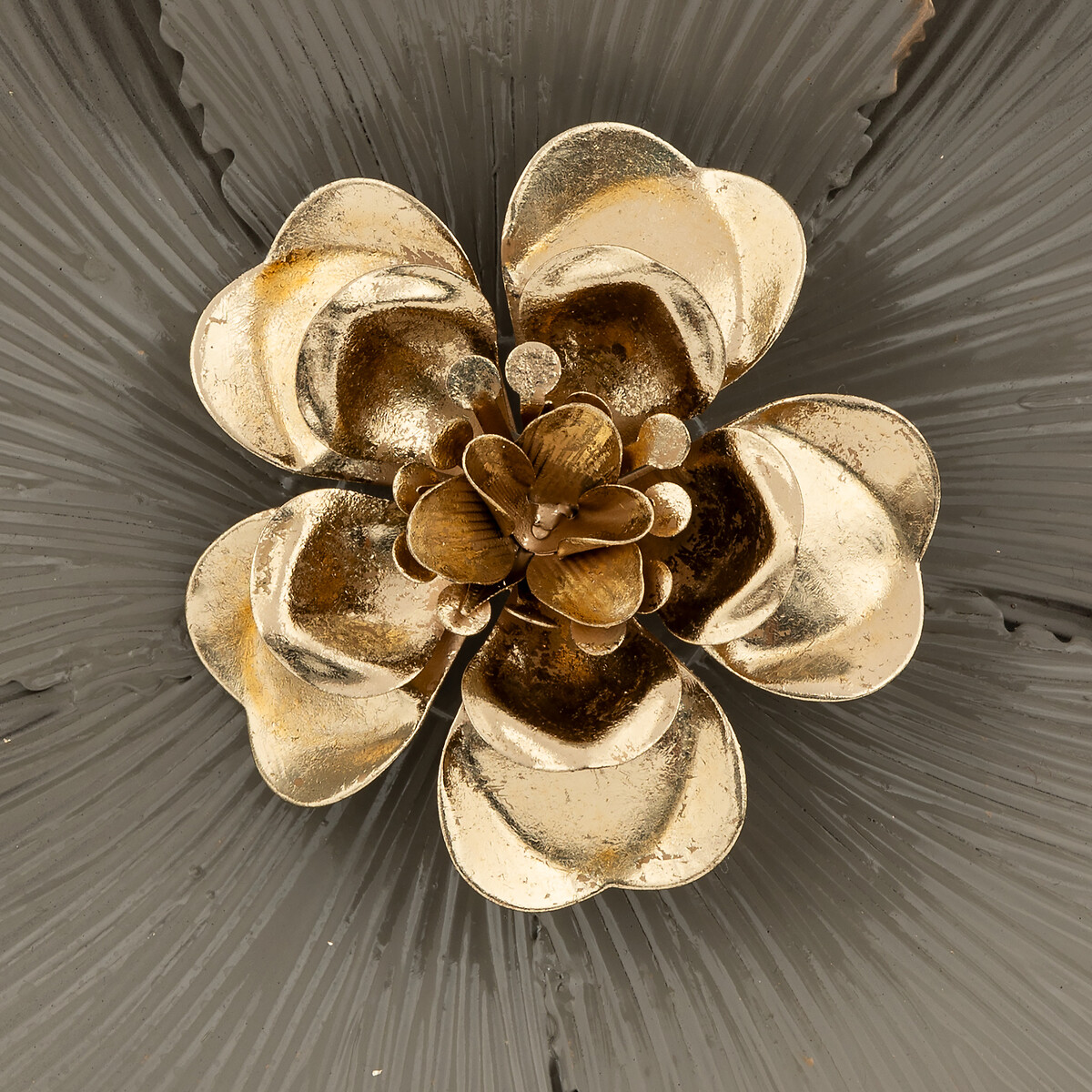 Decorazione da parete "Marjorie" Dorato, 54x56 cm Oro