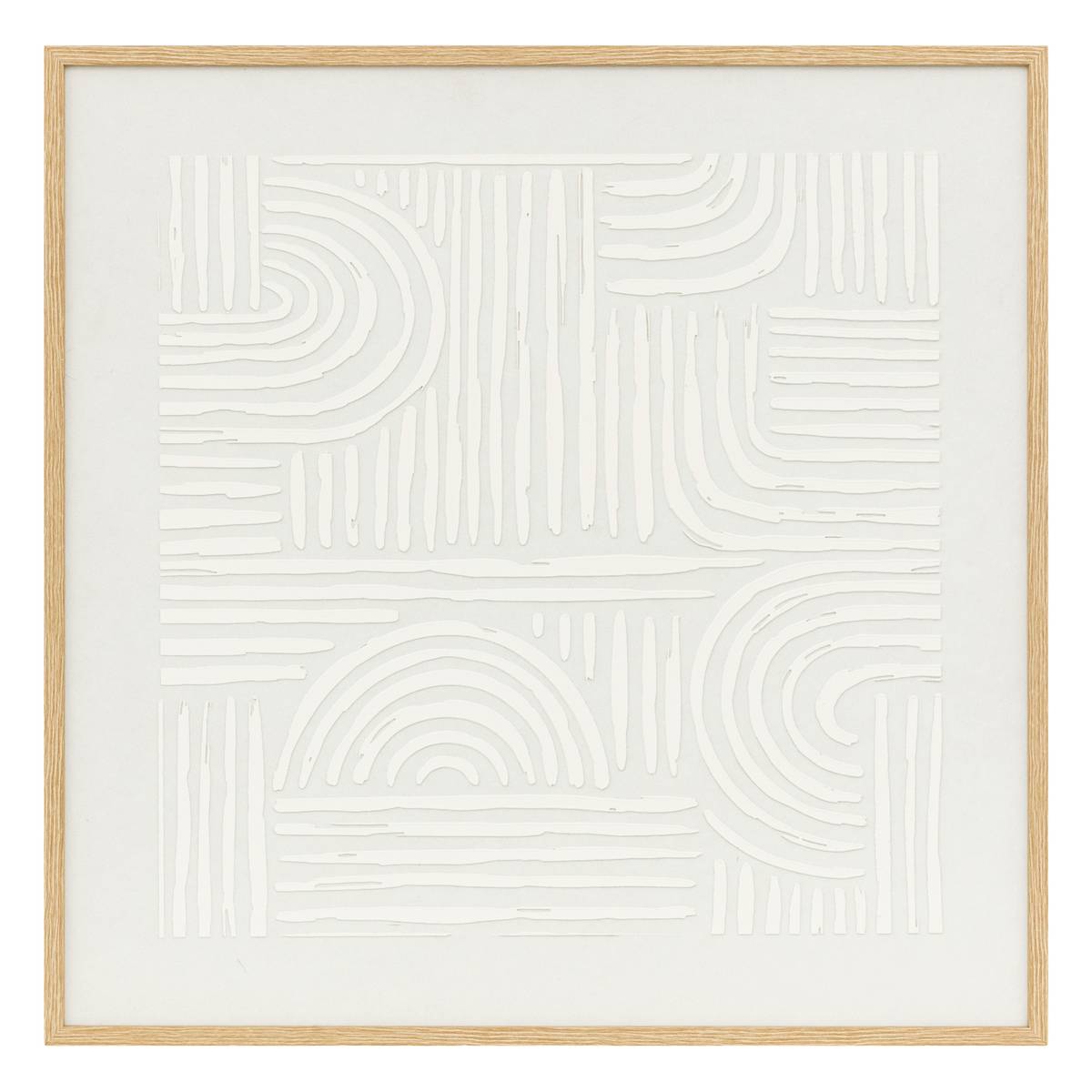 Decorazione murale 3D 'Kaya' Bianco, 60x60 cm Bianco