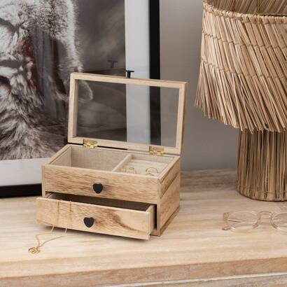 Portagioie "sogni inuit" beige, l.19,7 cm