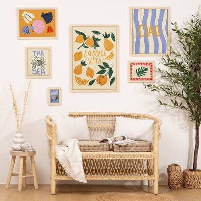 Cornice per foto "th&eacute;a" beige, 40x50 cm