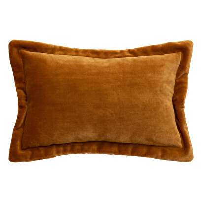Cuscino in flanella "cuddly" lino beige, 30x50 cm