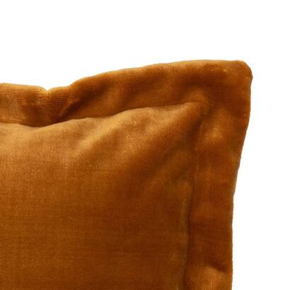 Cuscino in flanella "cuddly" lino beige, 45x45 cm