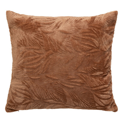 Cuscino in flanella "ryo" rosa terracotta, 40x40 cm