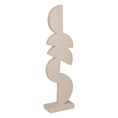 Decorazione da posare "leya" beige, h.95 cm