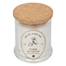 Candela profumata "Hapo" Fiore di Cotone, 150g Fiore di cotone