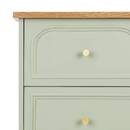 Cassettiera "Mohea" Verde celadon, 5 cassetti Verde celeste