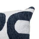 Cuscino jacquard "Safina" Blu Egeo, 40x40 cm Blu Egeo
