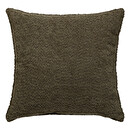 Cuscino boucl&eacute; "Soana" Verde kaki, 45x45 cm Verde cachi